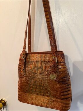 Vintage Brahmin croc embossed handbag SWEET